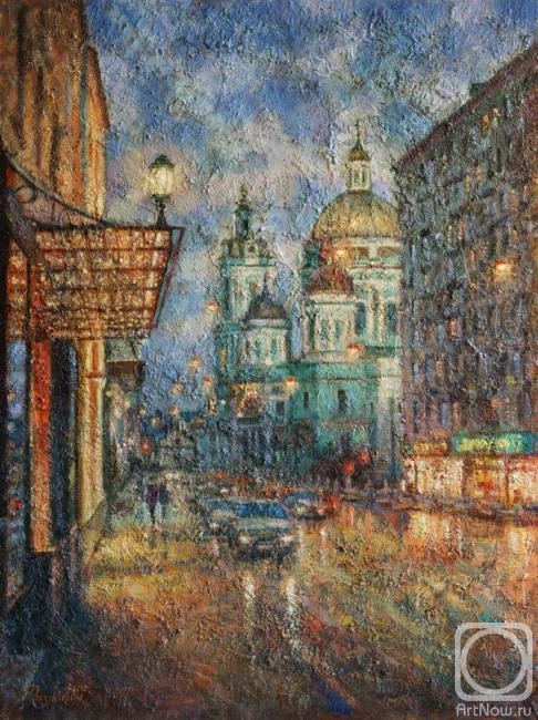 Razzhivin Igor. Moscow dusk