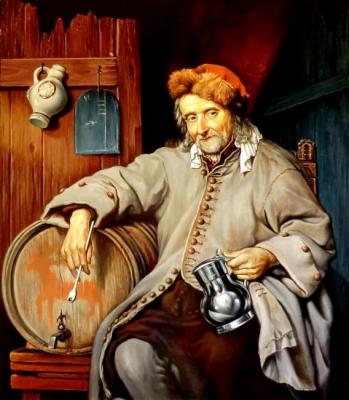 Copy of Metsyu "Old drunkard". Litvinov Valeriy