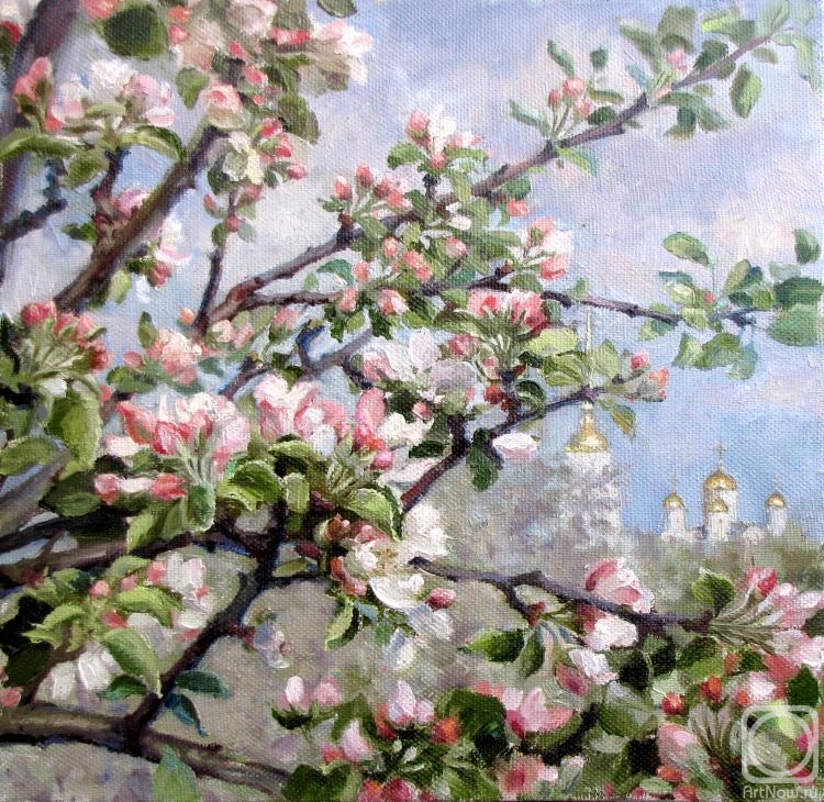 Rodionov Igor. Apple trees in bloom