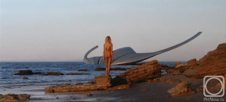 Улыбин Геннадий. Берег (репродукция)