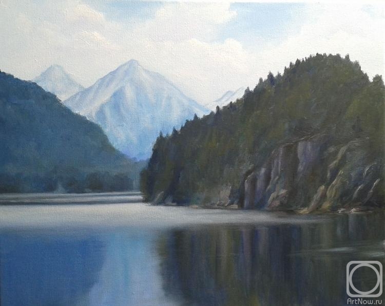 Schitz Viktor. Lake in the mountains