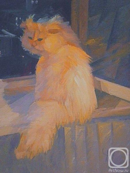 Chernovalova Nina. Romantic cat