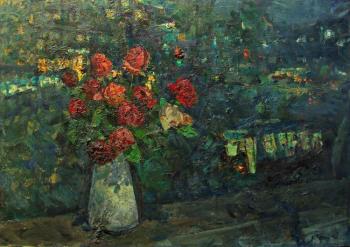 Roses in Zhiguli. Night. Maslovka. Gremitskikh Vladimir
