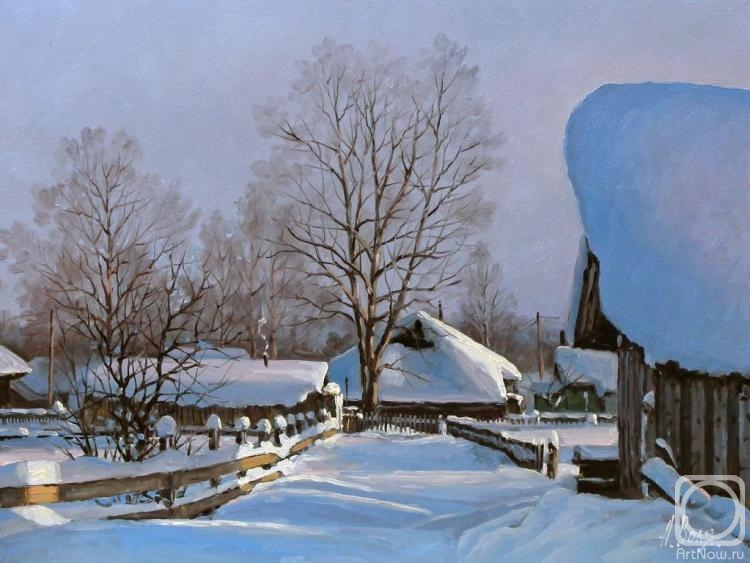 Volya Alexander. Winter. Snowfall