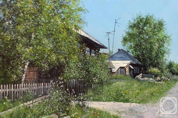 Volya Alexander. Village. Neighbor's house
