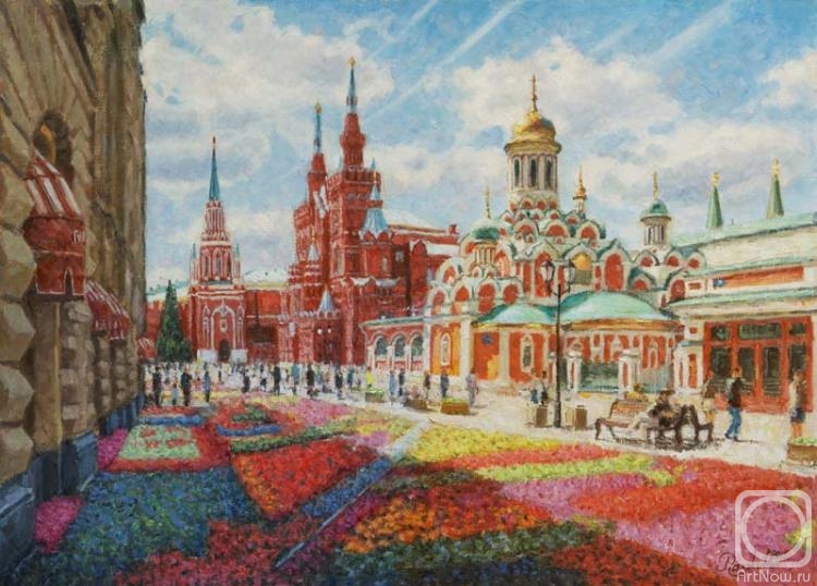 Razzhivin Igor. Flower enchanting spectacle on Nikolskaya Street