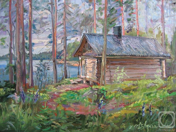 Loukianov Victor. Sauna at lake
