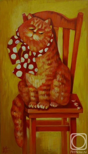 Panina Kira. Birthday of the cat Leopold
