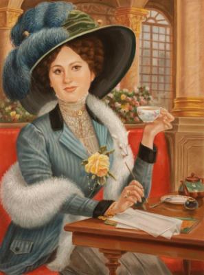Portrait of a Woman in Historical Costume