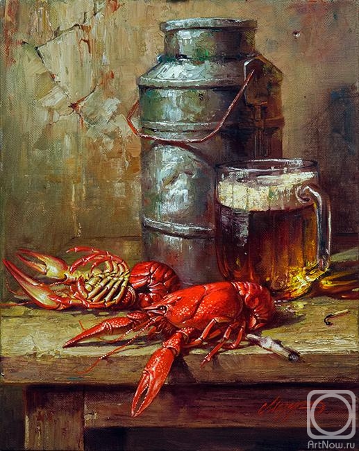 Mazur Nikolay. Beer and crawfish