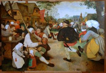 Peasant dance. Pieter Bruegel (copy)