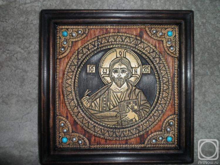 Piankov Alexsandr. Icon of Jesus Pantocrator