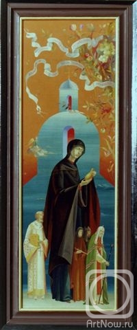 Kutkovoy Victor. Triptych "Prayer-&39;92". Left part "Host of the Virgin"