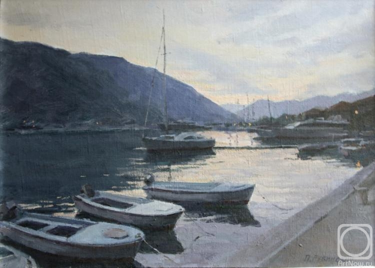 Rubinsky Pavel. Evening in the Bay of Kotor