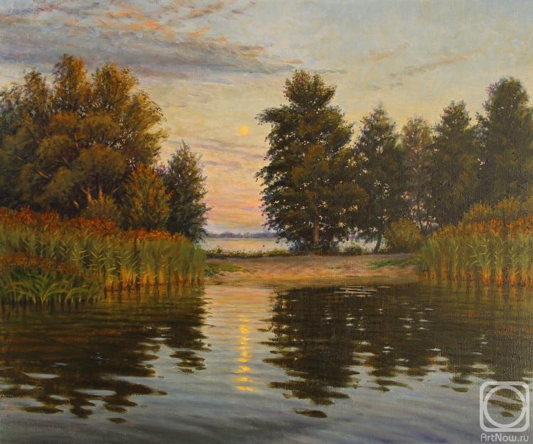 Gladyshev Aleksandr. Evening. Old Dam