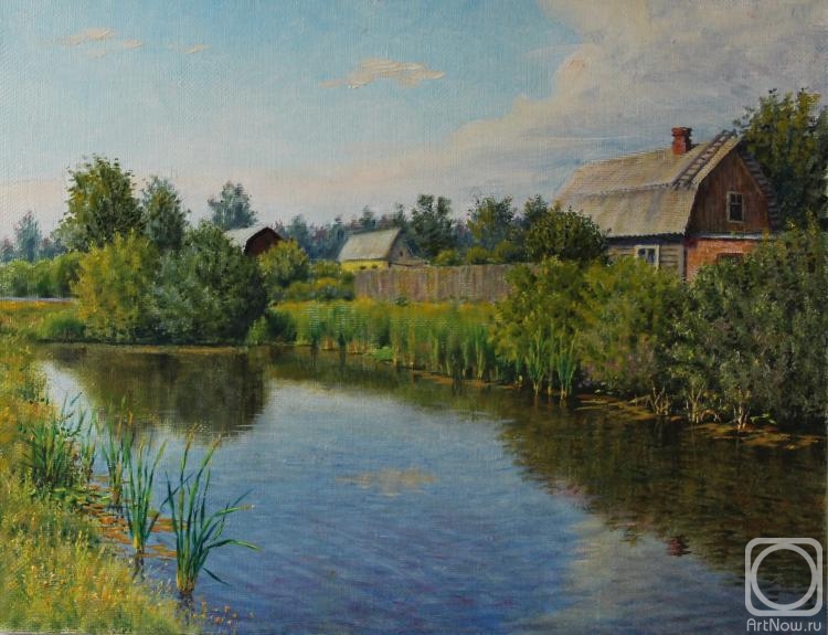 Gladyshev Aleksandr. Pond in the village