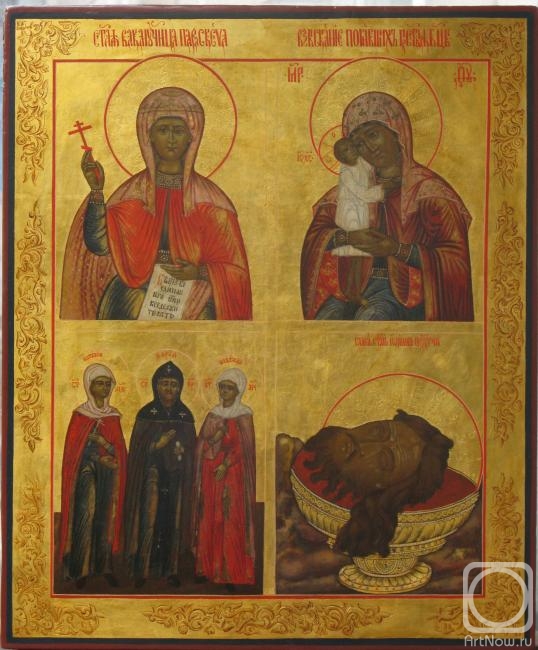 Shurshakov Igor. Four-part icon, 2nd half of the XIX century (restoration)