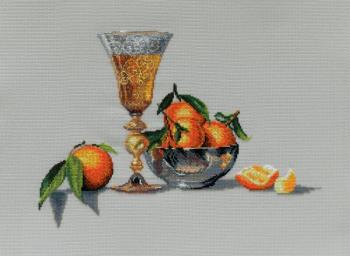 Tangerines and champagne. Khrapkova Svetlana