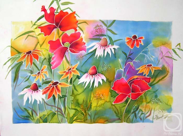 Kotova Valentina. Flowering (based on karlin Holman watercolor)