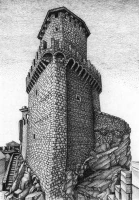 The tower of San Marino. Tzarevsky Yury