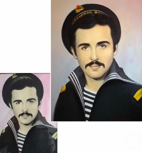 Pilyaev Alexander. Portrait of a Sailor (Hamlet)
