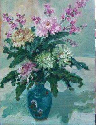 Chrysanthemums in the Chinese vase