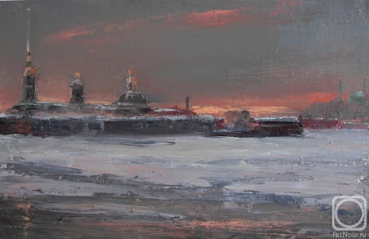 Solovev Alexey. River Neva.Peter&Paul Fortress