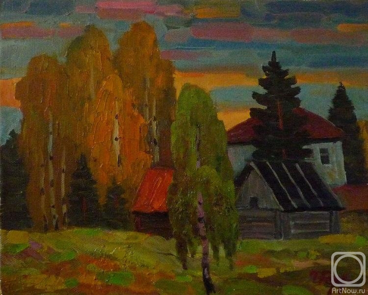 Berdyshev Igor. Autumn in Krutovo