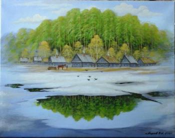 Village by the lake. Markoff Vladimir
