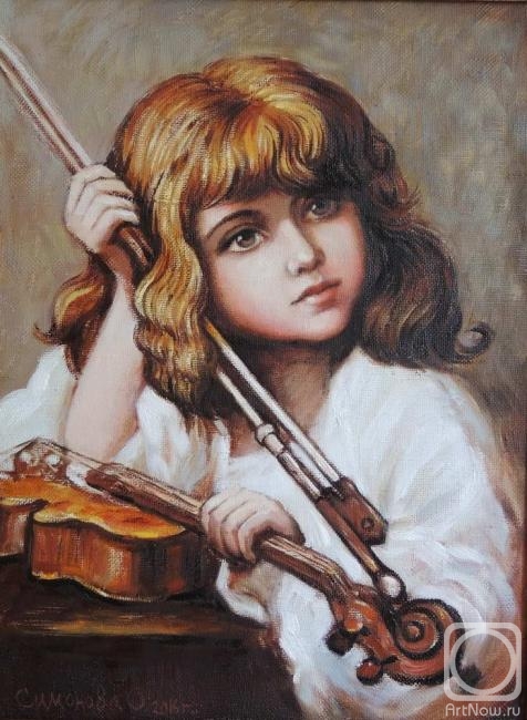 Simonova Olga. Violinist