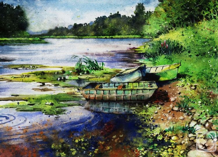 Ivanova Olga. The summer on the river