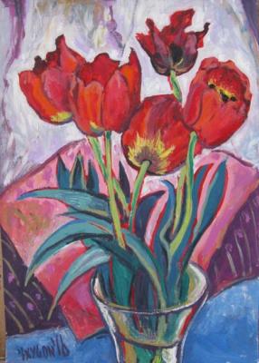Five Tulips
