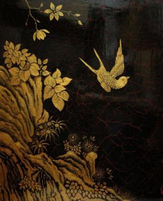 Decorative panel in the style of "chinoiserie". Kolesov Maxim