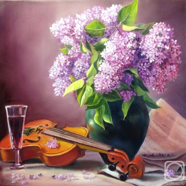 Kogay Zhanna. Lilac and Violin