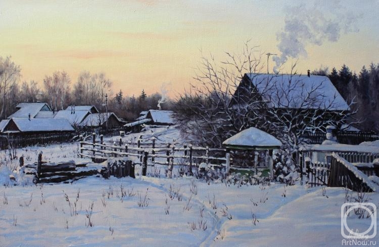 Volya Alexander. Winter morning. Sunrise