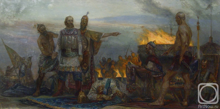 Kostylev Dmitry. Martyrdom of Prince Michael and boyar Theodore of Chernigov