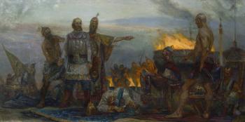Martyrdom of Prince Michael and boyar Theodore of Chernigov. Kostylev Dmitry