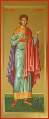 St. Daniel of Caesarea (dimensional icon)