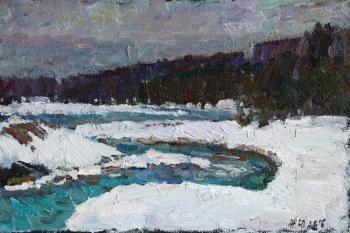 Winter river. Zhukova Juliya