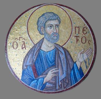Mosaic of St. Apostle Peter. Masterkova Alyona