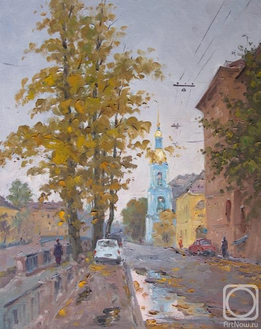 Alexandrovsky Alexander. Kryukov river. St.Petersburg. Autumn