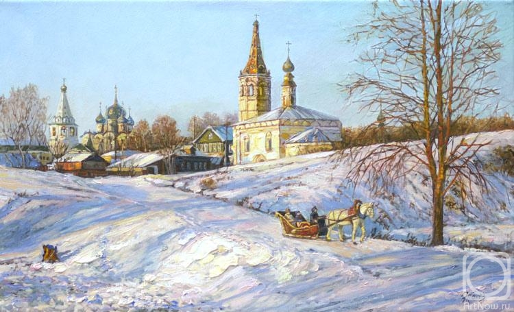Panov Eduard. Sunny winter