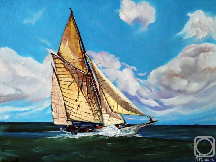 Aronov Aleksey. Golden sails