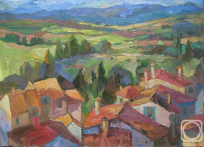Bocharova Anna. View of the valley