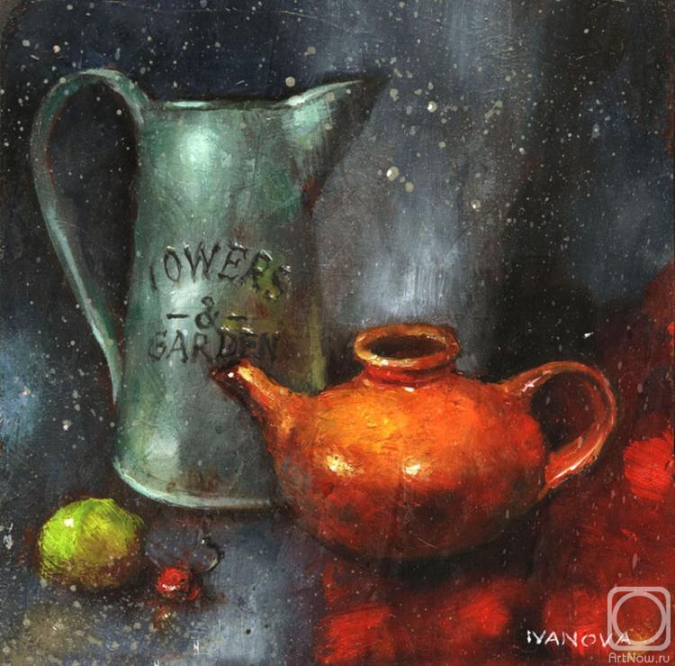 Ivanova Olga. The orange tea-pot