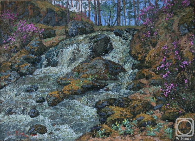 Zhuk Sergei. Manzherok Waterfall