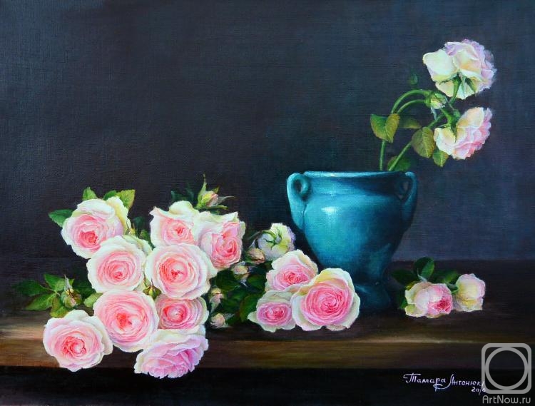 Antonyuk Tamara. Still life with roses