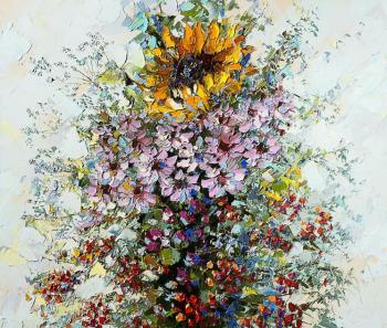The bouquet with sunflowers. Kustanovich Dmitry