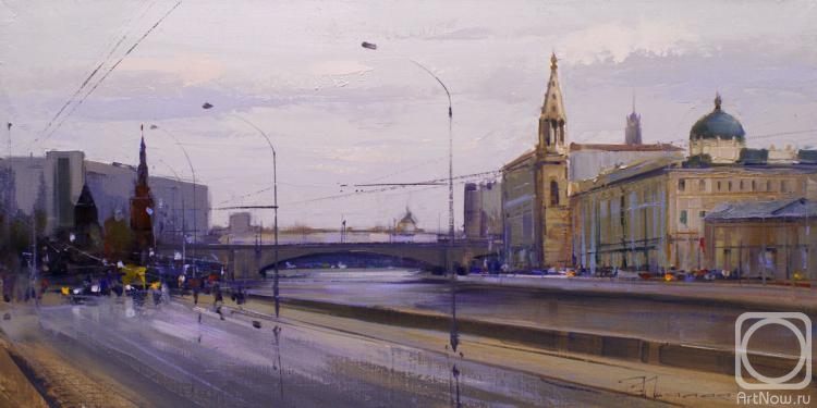 Shalaev Alexey. The palette of November. Old Moscow 1989
