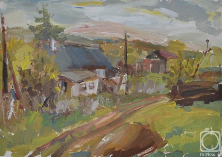 Efimova Ulya. Spring in an old village